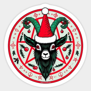 Pentagram Christmas Sticker